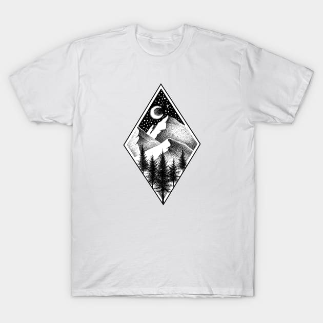 NORTHERN MOUNTAINS III T-Shirt by thiagobianchini